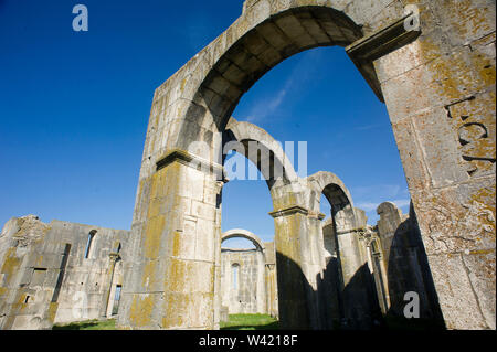 Europa, Italien, Basilicata, Italien, Basilicata, Venosa, Römische Archäologische Park Ende frühchristlichen Ruinen Stockfoto