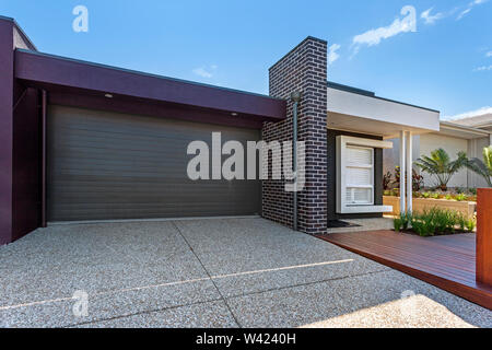 Eine funktionale Garage Stockfoto