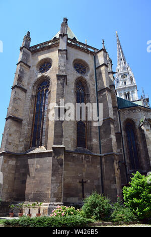 Kathedrale von Zagreb, die Kathedrale Uznesenja Blažene Djevice Marije ich svetih Stjepana ich Rudolf, Zagreb, Kroatien, Europa Stockfoto