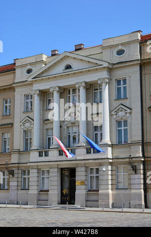 Parlamentspalast, Sabor, Zagreb, Kroatien, Europa Stockfoto