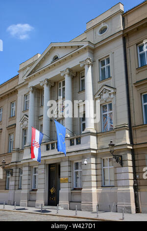 Parlamentspalast, Sabor, Zagreb, Kroatien, Europa Stockfoto