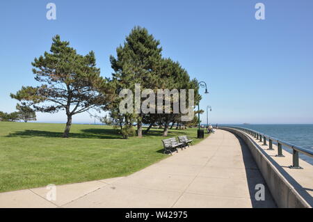 Oceanside Park Gehweg Stockfoto