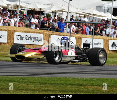 Josh Hill, Lotus-Cosworth 49 B, Goodwood Festival der Speed, Speed Kings, Astro-rekorde des Motorsports, Festival der Geschwindigkeit, 2019, Motorsport, Automobil Stockfoto