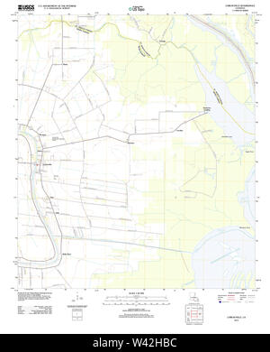 USGS TOPO Karte Louisiana LA Loreauville 20120423 TM Stockfoto