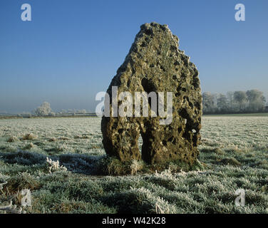 Winter in der Avening Tal, Glos, Großbritannien Stockfoto