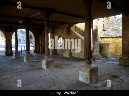 Minchinhampton markt Gebäude, Großbritannien Stockfoto