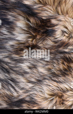 Wolf Kunstfell Textur Hintergrund Stockfoto