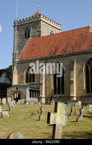 Dorchester Abbey, Dorchester auf Themse, Oxfordshire die Abtei von St. Peter und Paul war dem Hl. Birinius in 634, die der König von Wessex. Der Graf Stockfoto