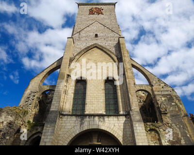 Die Charlemagne Tower, Reste der alten Basilika Saint-Martin in Tours, Frankreich Stockfoto