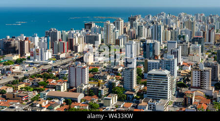 Antenne Panoramablick von Vila Velha, Brasilien. Stockfoto