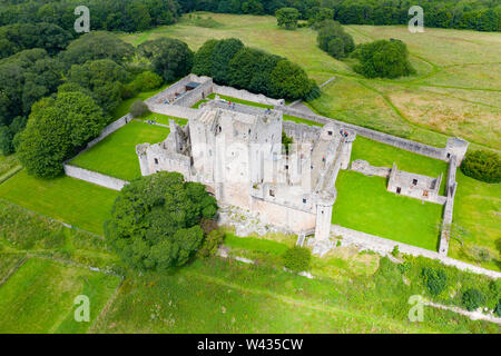 Ansicht von Craigmillar Castle in Edinburgh, Schottland, Großbritannien. Stockfoto