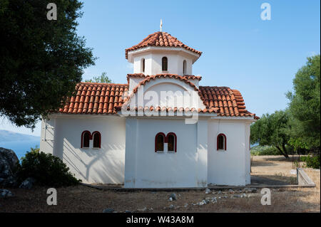 Agrilion Monasetery in der Nähe von Sami, Kefalonia, Ionische Inseln, Griechenland, Europa Stockfoto