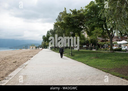 Albanien, Balkan, Progradec, Strand Stockfoto