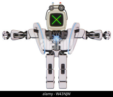 Mech Elemente enthalten: alte Computer Monitor, Pixel x, alte Computer Magnetband, schwere obere Brust, schwere mech Brust, Spektrum Fusion Core Brust,. Stockfoto