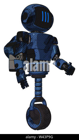 Automaten, die Elemente enthalten: Digitale Anzeige Kopf, drei vertikale Linie Design, Licht, Prototyp exoplate exoshielding Brust Brust, Rocket Pack,... Stockfoto