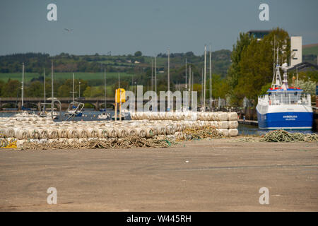 Hafen in Waterford, Irland Stockfoto