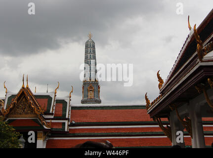 Tempel des Smaragd Buddha, Wat Phra Kaew, Thailands königliche Tempel. Stockfoto