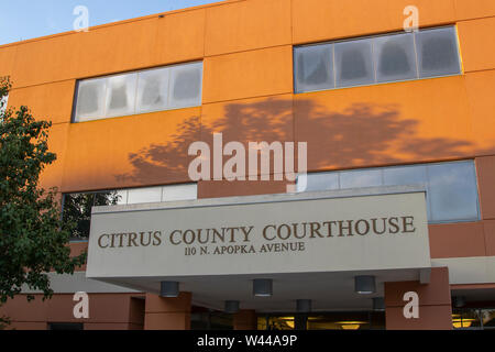 Citrus County Courthouse, Inverness, Florida Stockfoto