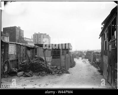 Colonie de La Butte-aux-Cailles - Vue générale - Paris 13 - Médiathèque de l'architecture et du patrimoine - APMH 00037752. Stockfoto