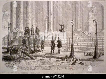 Commune de Paris 26 mai Millière fusillé. Stockfoto