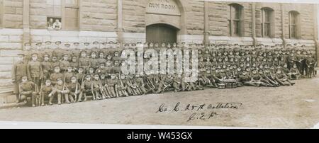 Das Unternehmen C 25 Bataillon Canadian Expeditionary Force Stockfoto