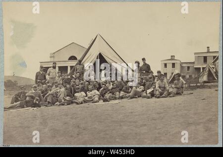 Unternehmen A, 22d New York State Miliz in der Nähe von Harpers Ferry, Virginia, 1861 (d. h. 1862) Stockfoto