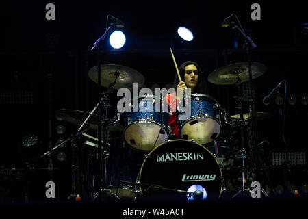 Barolo, Italien, 6. Juli 2019 Maneskin Collisioni live Festival 2019 © Roberto Finizio / alamy Stockfoto