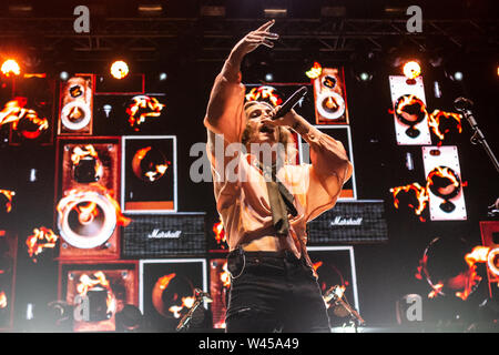 Barolo, Italien, 6. Juli 2019 Maneskin Collisioni live Festival 2019 © Roberto Finizio / alamy Stockfoto