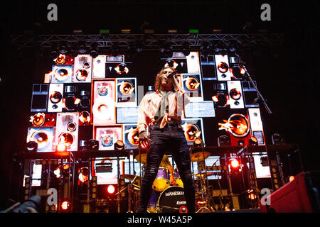 Barolo, Italien, 6. Juli 2019 Maneskin Collisioni live Festival 2019 © Roberto Finizio / alamy Stockfoto