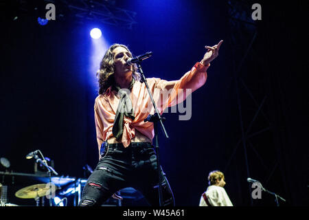 Barolo, Italien, 6. Juli 2019 Maneskin Collisioni live Festival 2019 © Roberto Finizio / alamy Stockfoto