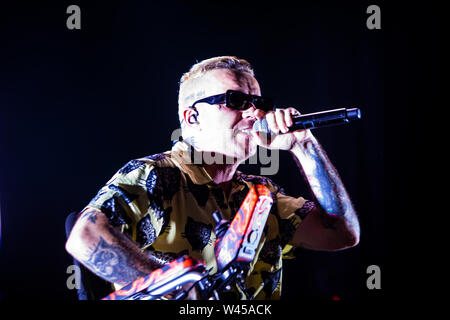 Barolo, Italien, 6. Juli 2019 Salmo live auf Collisioni Festival 2019 © Roberto Finizio / alamy Stockfoto