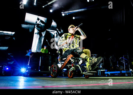 Barolo, Italien, 6. Juli 2019 Salmo live auf Collisioni Festival 2019 © Roberto Finizio / alamy Stockfoto