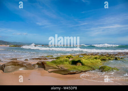 Schönen unberührten Strände von Andalusien, Valdevaqueros in Tarifa Stockfoto