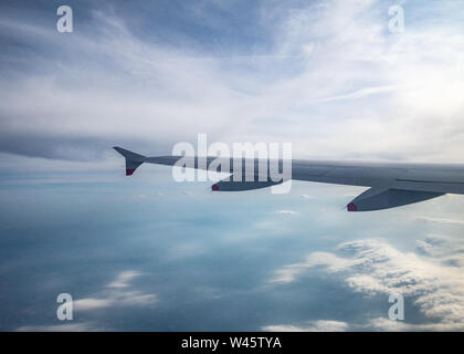 Venedig, 16. Juli 2019. British Airways Airbus 319 im Flug über Italien. Foto von Enrique Ufer/Alamy Stock Foto Stockfoto