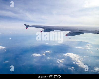 Venedig, 16. Juli 2019. British Airways Airbus 319 im Flug über Italien. Foto von Enrique Ufer/Alamy Stock Foto Stockfoto