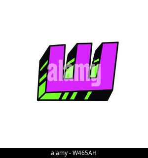 Schreiben im Comic-stil. Vektor. Leuchtend rote lateinischen Buchstaben. Lose Formen. Kyrillisch, slawischen schreiben. Russische Schrift. Logo, sign. Stock Vektor