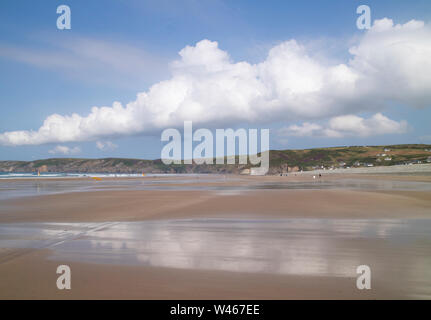 Newgale Strand Pembrokeshire, Wales, Großbritannien Stockfoto