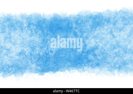 Pastellfarben Sommer blauer Himmel abstrakte oder natürliche Aquarell hand Farbe Hintergrund, Vector Illustration Stockfoto