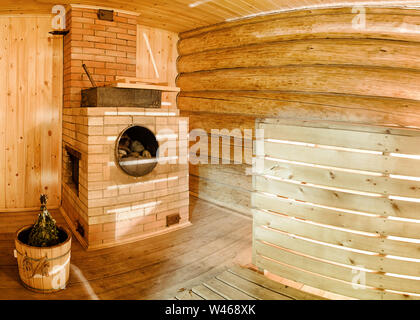 Russische Sauna Banja Stockfoto