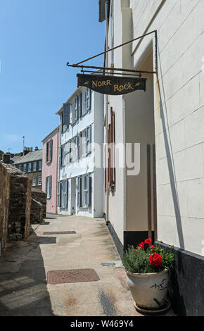 Ein ope in Kingsand, Cornwall, neben Cawsand Bay Stockfoto