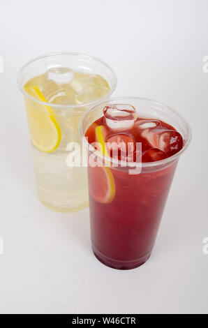Erfrischend und Kühl gefrorenes Obst Slush Trinken Stockfoto