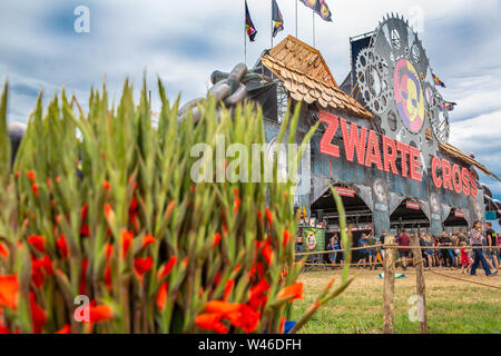 Zwarte Cross 2019 in Breskens, Niederlande. 20. Juli 2019. Festival, Samstag, Haupteingang Credit: Pro Schüsse/Alamy leben Nachrichten Stockfoto