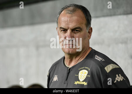 Bankwest Stadion, Sydney, Australien. 20. Juli 2019. Internationale Fußball-Match, Western Sydney Wanderers FC gegen Leeds United; Marcelo Bielsa von Leeds United vor Kick off Credit: Aktion plus Sport/Alamy leben Nachrichten Stockfoto