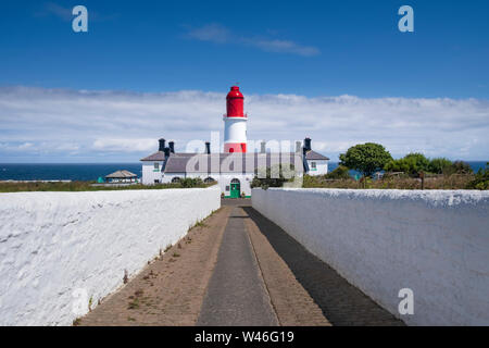 Souter Leuchtturm auf der South Tyneside Küste Stockfoto