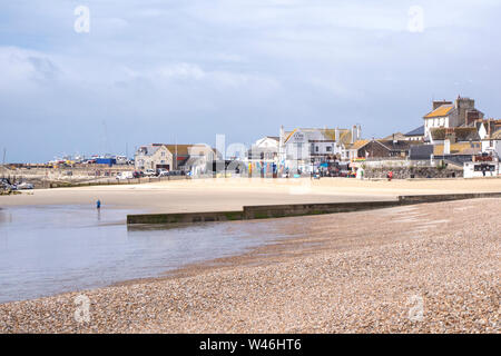 Lyme Regis an der Küste von Dorset, England, Großbritannien Stockfoto