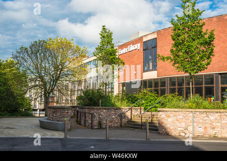 Exeter öffentliche Bibliothek im Zentrum der Stadt. Devon, England, UK. Stockfoto