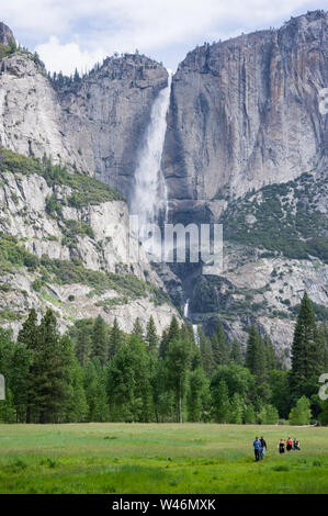 Yosemite Falls im Yosemite Nationalpark, Kalifornien Stockfoto