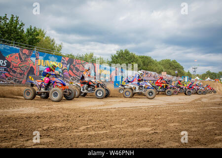 Zwarte Cross 2019 in Breskens, Niederlande. 20. Juli 2019. Festival, Samstag, Quads rennen Credit: Pro Schüsse/Alamy leben Nachrichten Stockfoto