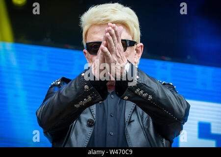 Zwarte Cross 2019 in Breskens, Niederlande. 20. Juli 2019. Festival, Samstag, Leistung von Heino Kredit: Pro Schüsse/Alamy leben Nachrichten Stockfoto