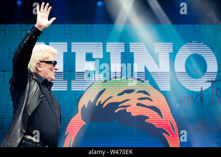 Zwarte Cross 2019 in Breskens, Niederlande. 20. Juli 2019. Festival, Samstag, Leistung von Heino Kredit: Pro Schüsse/Alamy leben Nachrichten Stockfoto